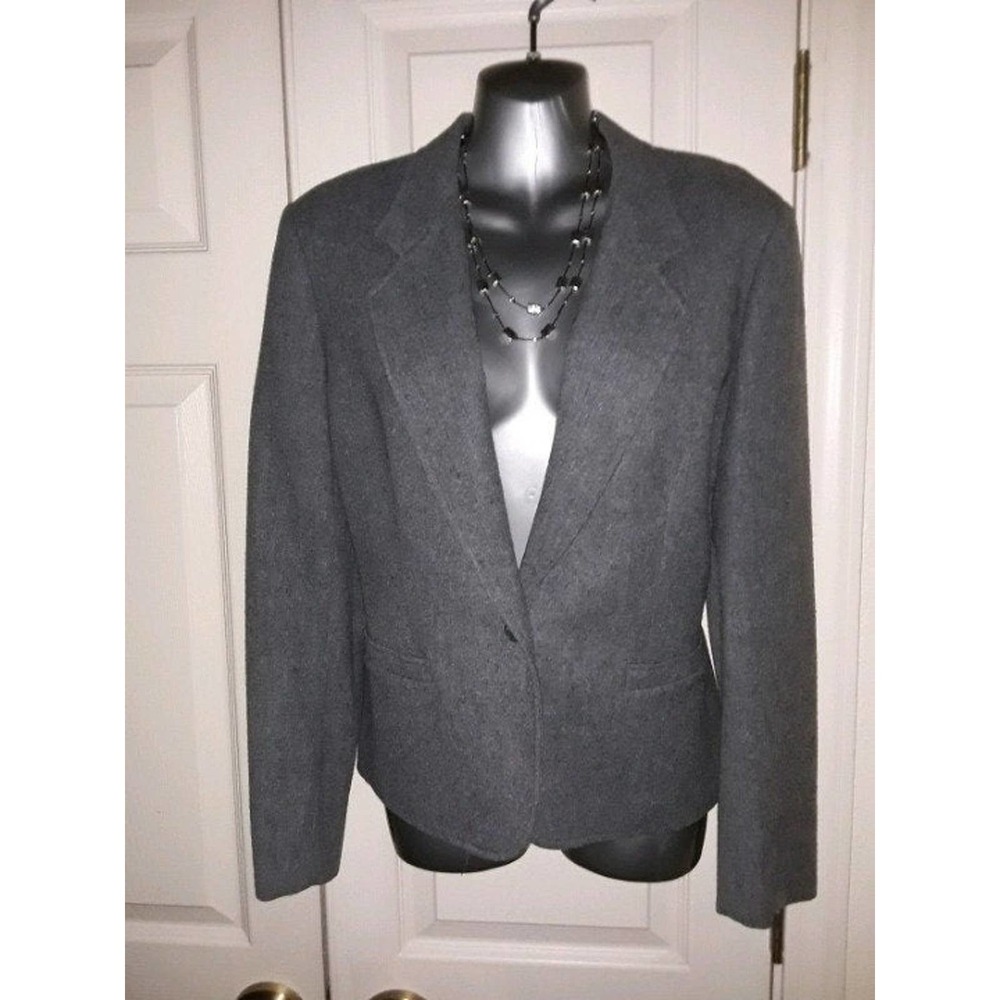 Vintage Gray Pendleton (Sz6 Med?)100% Virgin Wool Lined Jacket